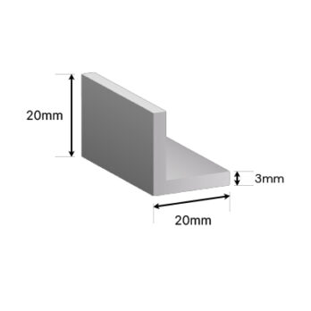 Mm X Mm X Mm Aluminium Angle Spa Aluminium